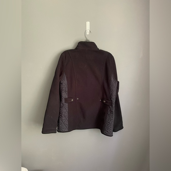 Barbour Fleece Quilted Panel Jacket Women’s Size 12 - Picture 2 of 4